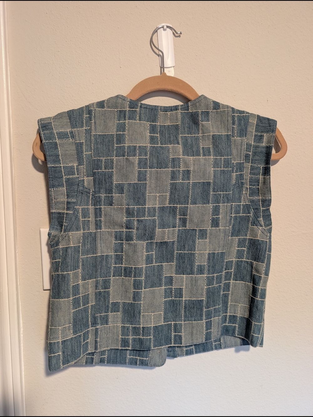 Sezáne Timothé Patchwork Denim Vest - Picture 7 of 9